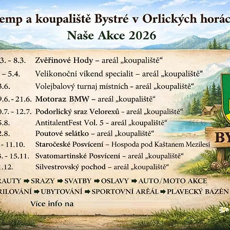Karavan 1 V Areálu Koupaliště V Orlických Horách